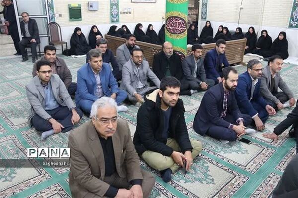 وداع با شهید گمنام دراداره‌کل آموزش و پرورش استان یزد