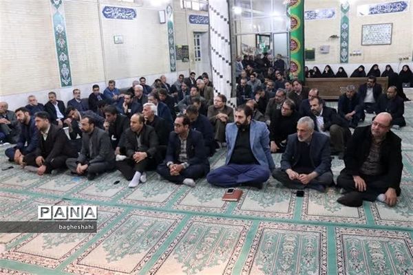 وداع با شهید گمنام دراداره‌کل آموزش و پرورش استان یزد