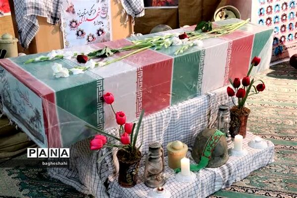 وداع با شهید گمنام دراداره‌کل آموزش و پرورش استان یزد