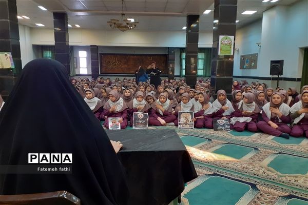 مراسم سوگواری ایام فاطمیه در مدارس چهاردانگه