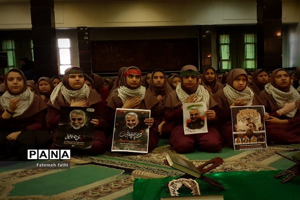 مراسم سوگواری ایام فاطمیه در مدارس چهاردانگه