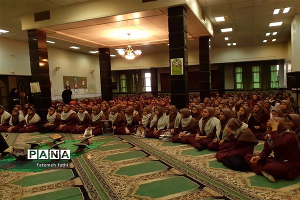 مراسم سوگواری ایام فاطمیه در مدارس چهاردانگه