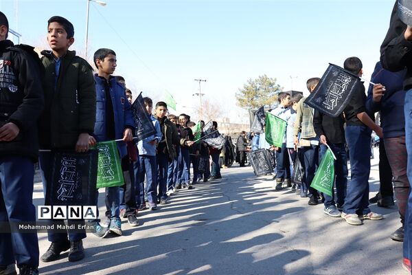 پویش دانش آموزی نوگلان فاطمی در آباده