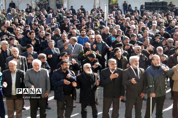 اجتماع بزرگ عزادارن فاطمی در کرمانشاه