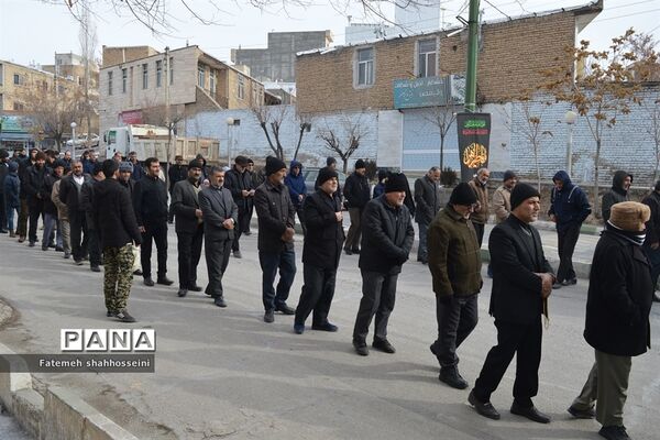 عزاداران فاطمی در شهرستان فیروزکوه