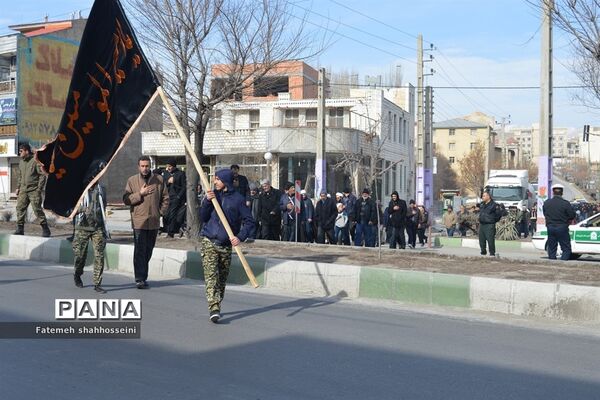 عزاداران فاطمی در شهرستان فیروزکوه