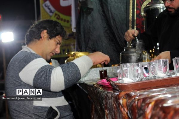 موکب بانوی بی حرم و غرفه نقاشی  فاطمیه در بوشهر