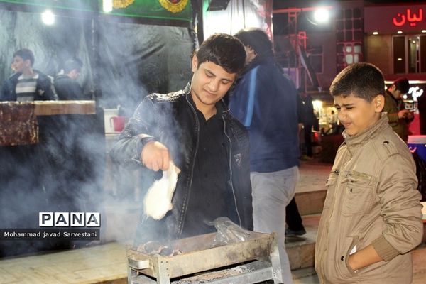 موکب بانوی بی حرم و غرفه نقاشی  فاطمیه در بوشهر