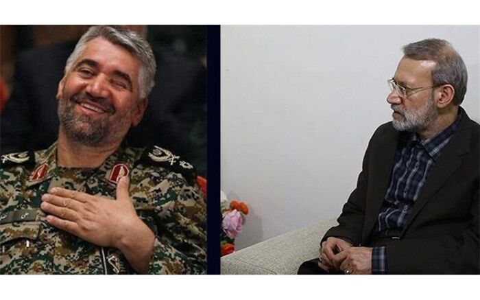 علی لاریجانی از سردار فضلی عیادت کرد