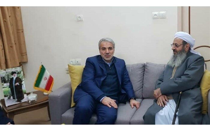دیدار نوبخت با امام جمعه اهل تسنن زاهدان + تصویر