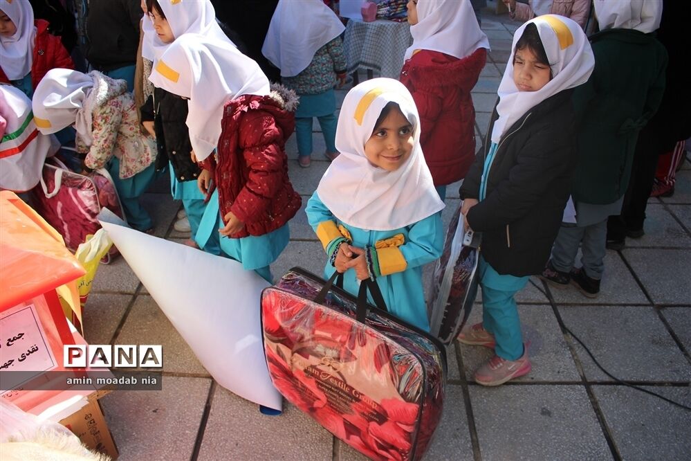 مراسم محوری سیل مهربانی در ناحیه یک زاهدان