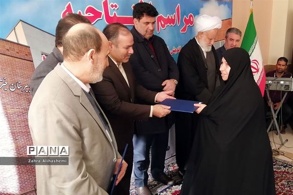 مراسم افتتاحیه دو مدرسه خیرساز در منطقه17