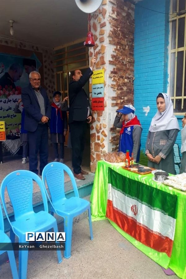 مراسم سیل مهربانی هم کلاسی ها در شهرستان امیدیه