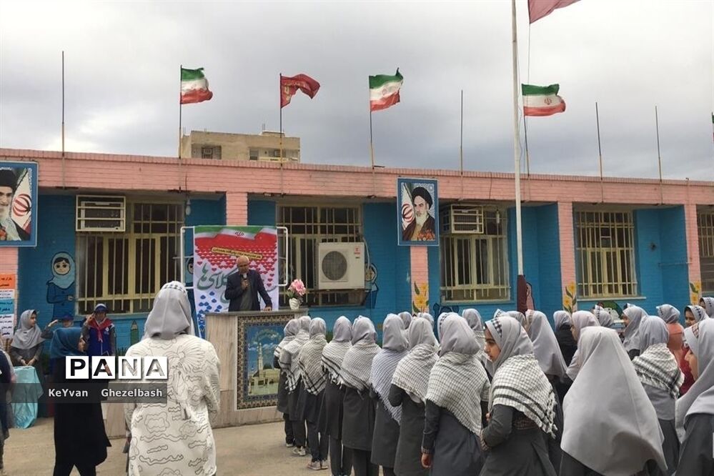 مراسم سیل مهربانی هم کلاسی ها در شهرستان امیدیه