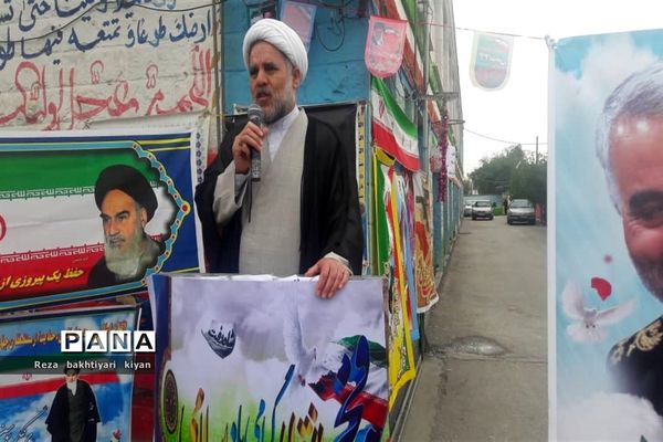 نواختن طنین زنگ انقلاب در مسجدسلیمان