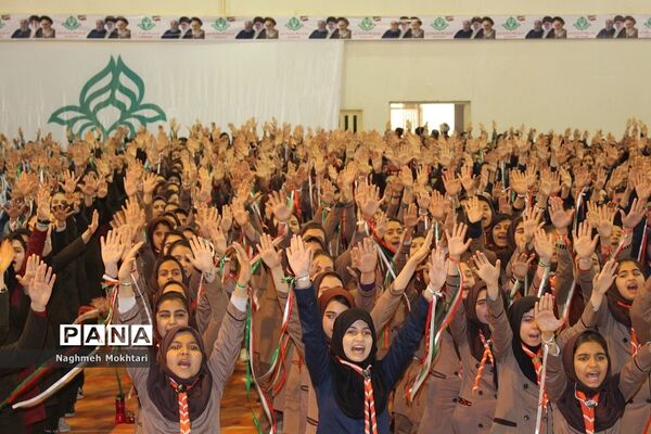 مانور تشکیلاتی یاوران انقلاب در شهرستان بهارستان