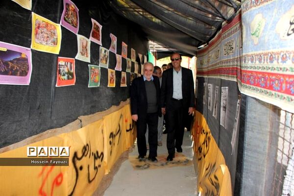 نمایشگاه مدرسه انقلاب در دبیرستان  شریعتی بوشهر