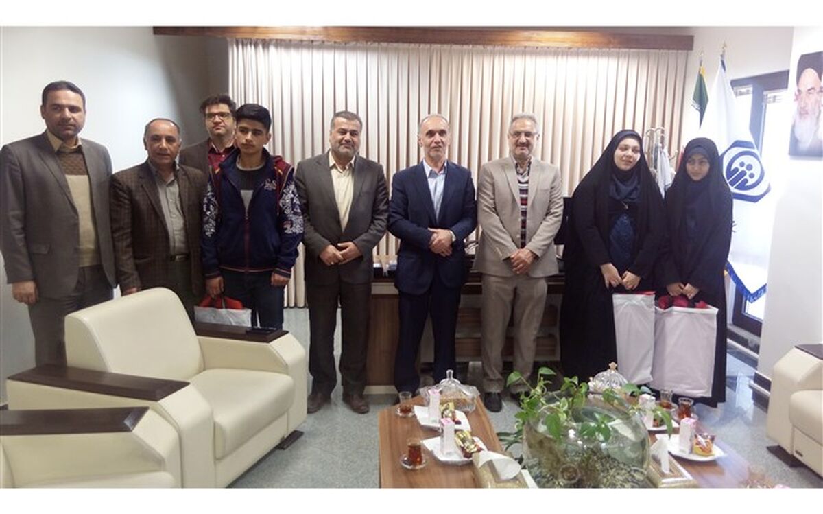 دانش آموزان برتر طرح گردشگری بیمه تأمین اجتماعی قزوین تجلیل شدند