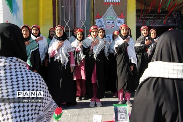 طرح ملی لاله های روشن یادواره شهید اخوت در دبستان شهید غفرانی