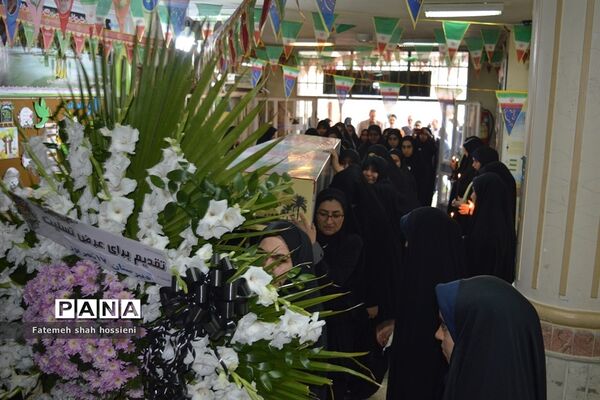 تشیع پیکر شهید گمنام در مراسم میهمانی لاله های روشن  فیروزکوه