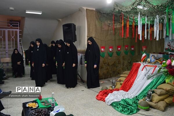 تشیع پیکر شهید گمنام در مراسم میهمانی لاله های روشن  فیروزکوه