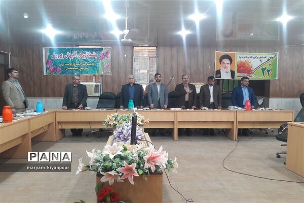 جلسه شورای آموزش و پرورش شهرستان مسجدسلیمان