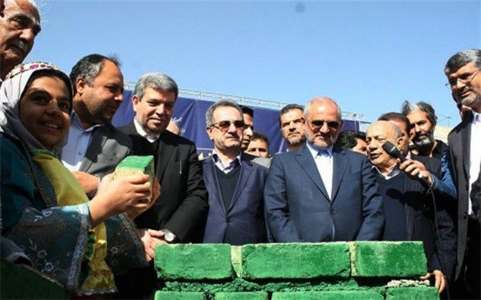 آیین خشت‌گذاری مجتمع آموزشی استثنایی سردار سلیمانی در فشافویه شهرستان ری برگزار شد