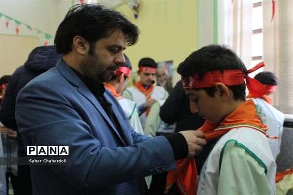 مراسم گرامیداشت پیروزی انقلاب اسلامی و چهلمین روز شهادت سردار سلیمانی با محوریت سازمان دانش آموزی