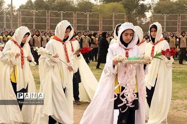 مانور2000نفری یاوران انقلاب نواحی 4گانه اهواز - یک