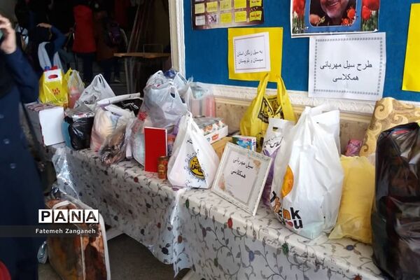 پویش سیل مهربانی همکلاسی‌ها در شهرستان فسا