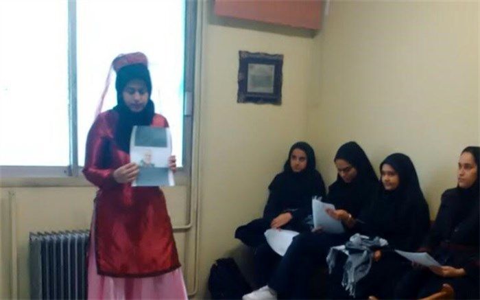 برگزاری مسابقه نقالی دانش آموزان آموزش و پرورش ناحیه دو ری