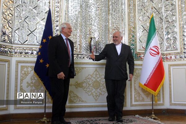 دیدار جوزف بورل هماهنگ کننده عالی سیاست خارجی اتحادیه اروپا با ظریف