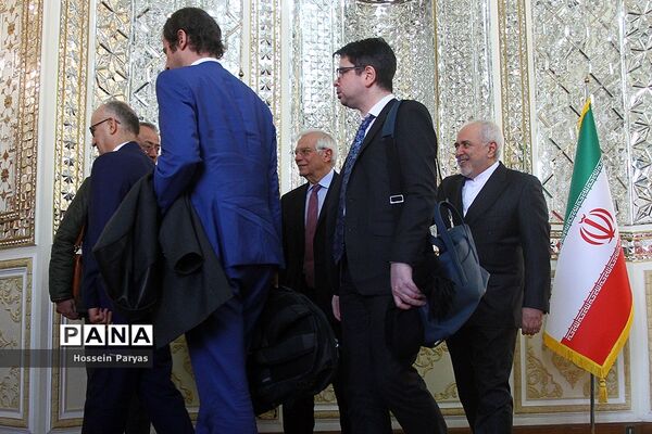 دیدار جوزف بورل هماهنگ کننده عالی سیاست خارجی اتحادیه اروپا با ظریف