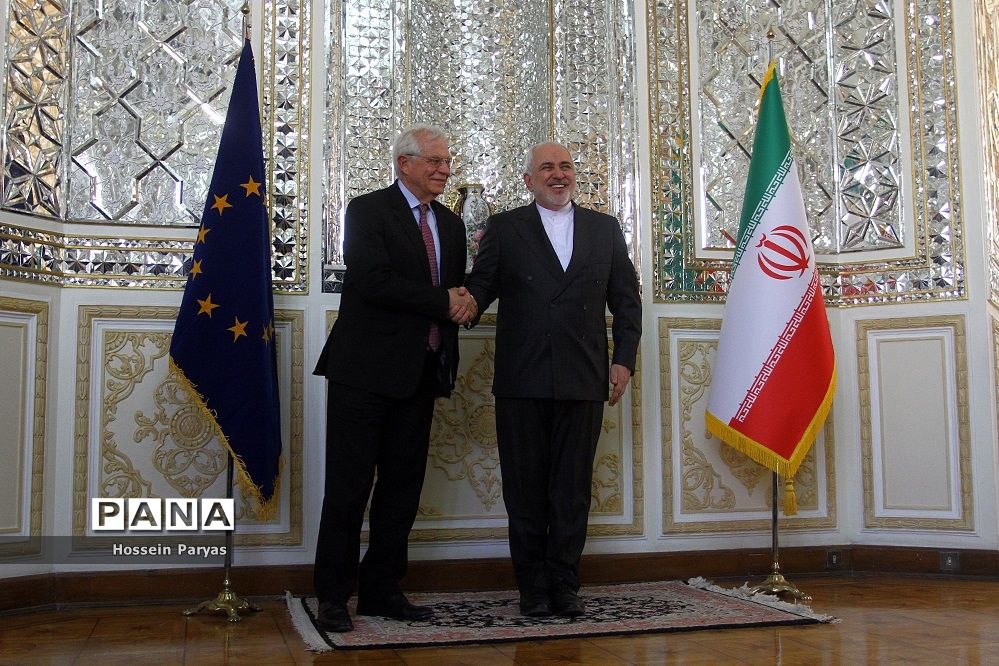 دیدار جوزف بورل هماهنگ کننده عالی سیاست خارجی اتحادیه اروپا با ظریف