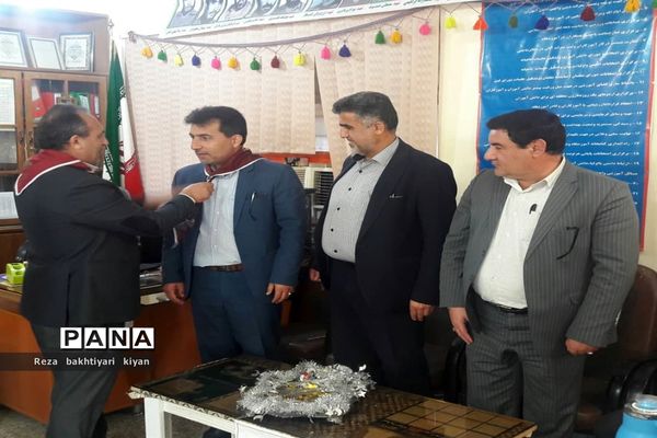 آیین توزیع شیر رایگان مدارس مسجدسلیمان