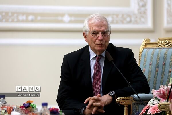 دیدار رئیس مجلس با مسئول سیاست خارجی اتحادیه اروپا