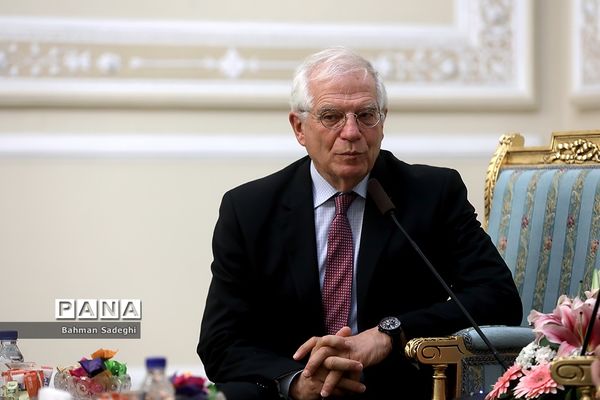 دیدار رئیس مجلس با مسئول سیاست خارجی اتحادیه اروپا