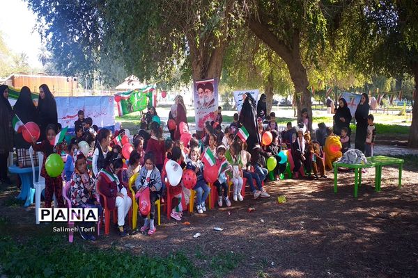 برگزاری جشن انقلاب مهدهای کودک بهزیستی باهمکاری کانون پرورشی فکری درشهرستان حمیدیه