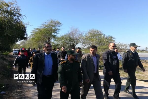 همایش پیاده روی فرهنگیان شهرستان حمیدیه