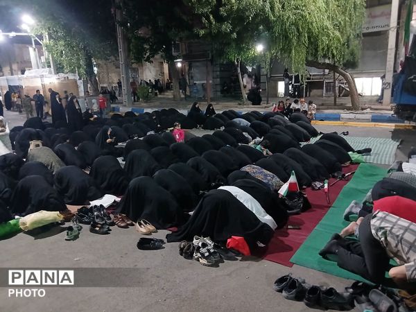 نماز استغاثه در خروش حماسی هفتاد و پنجم