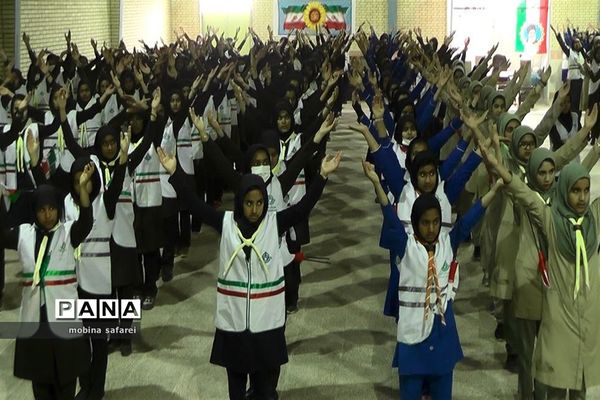 مانور تشکیلاتی یاوران انقلاب شهرستان زهک