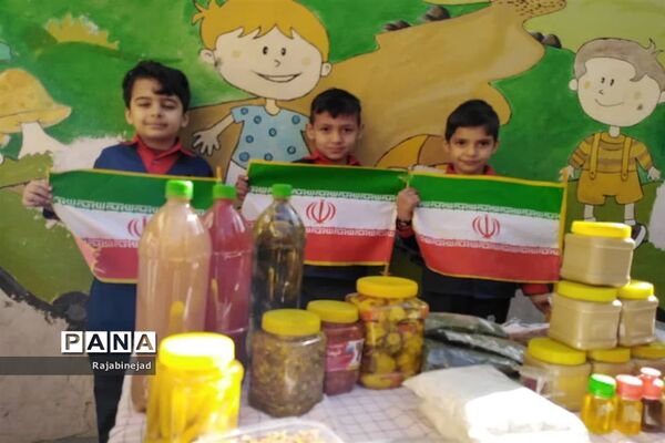 جشن انقلاب و نمایشگاه دست ساخته ها پیش دبستانی و دبستان سیدالشهدا ابرکوه