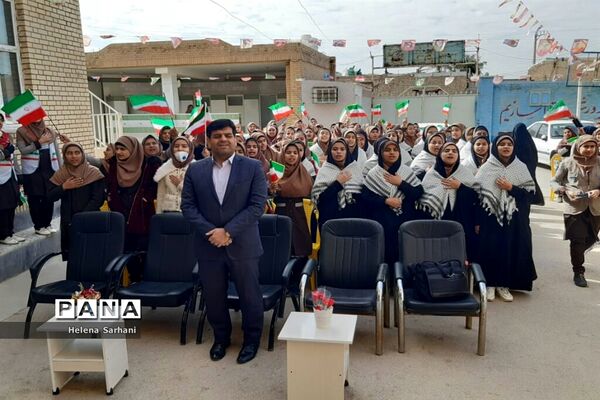 برپایی جشن انقلاب و یادواره شهادت حاج قاسم سلیمانی در ملاشیه اهواز