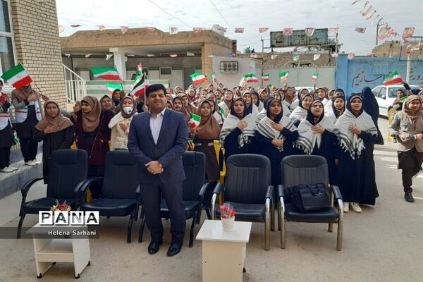 برپایی جشن انقلاب و یادواره شهادت حاج قاسم سلیمانی در ملاشیه اهواز