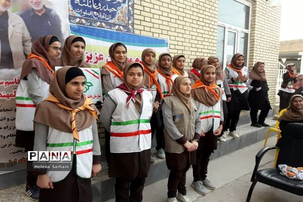 برپایی جشن انقلاب و یادواره شهادت حاج قاسم سلیمانی در ملاشیه اهواز