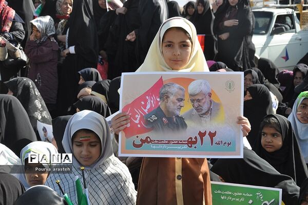 مراسم راهپیمایی ۲۲بهمن در شهرستان خوسف خراسان جنوبی