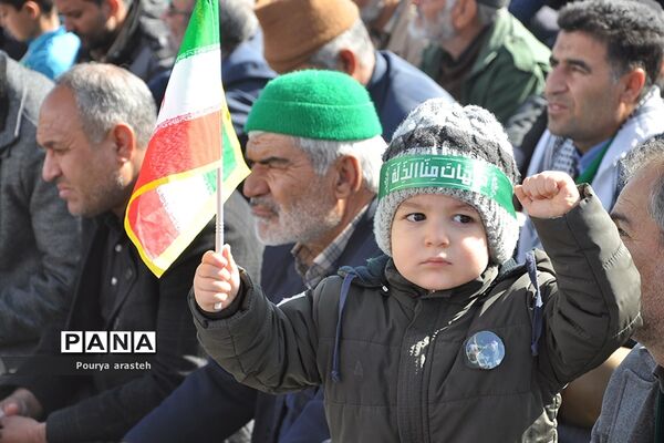 مراسم راهپیمایی ۲۲بهمن در شهرستان خوسف خراسان جنوبی