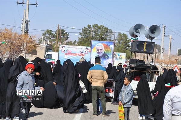 مراسم راهپیمایی ۲۲بهمن در شهرستان خوسف خراسان جنوبی