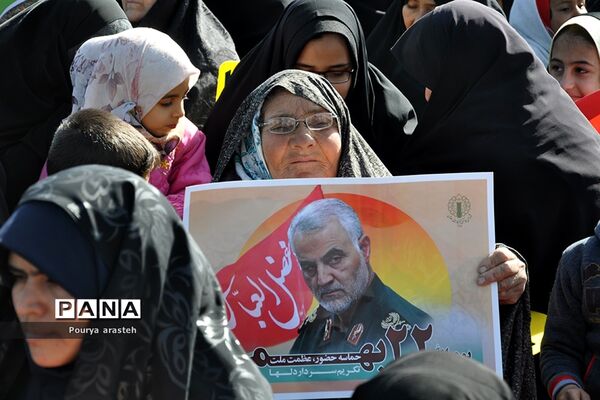مراسم راهپیمایی ۲۲بهمن در شهرستان خوسف خراسان جنوبی