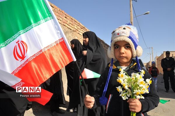مراسم راهپیمایی ۲۲بهمن در شهرستان خوسف خراسان جنوبی